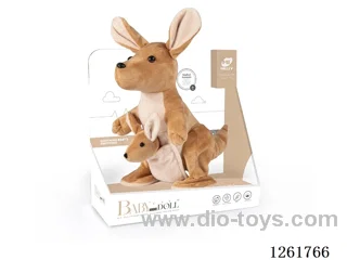 Plush Kangaroo with Music/Recording Function (not included battery)