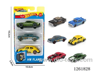 1:64 free wheel alloy car 3PCS