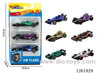 1:64 free wheel alloy car 3PCS