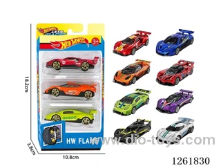 1:64 free wheel alloy car 3PCS