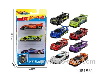 1:64 free wheel alloy car 3PCS