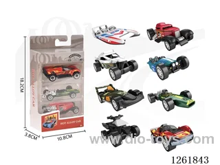1:64 free wheel alloy car 3PCS