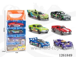 1:64 free wheel alloy car 4PCS