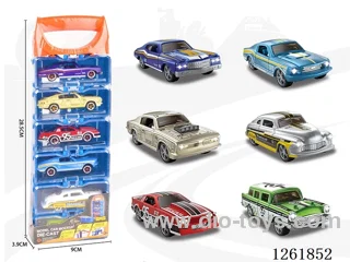 1:64 free wheel alloy car 6PCS