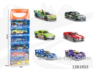1:64 free wheel alloy car 6PCS