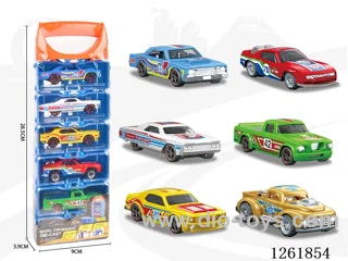 1:64 free wheel alloy car 6PCS