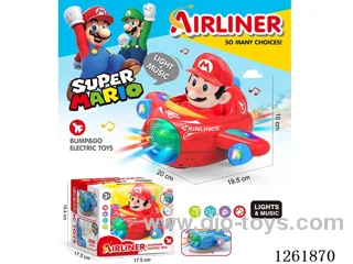 B/O universal airplane W L/M not included battery