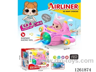 B/O universal airplane W L/M not included battery