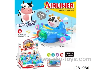 B/O universal airplane 4PCS W L/M not included battery