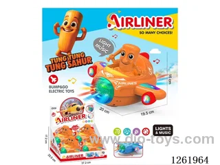 B/O universal airplane 4PCS W L/M not included battery