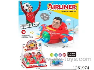 B/O universal airplane 4PCS W L/M not included battery