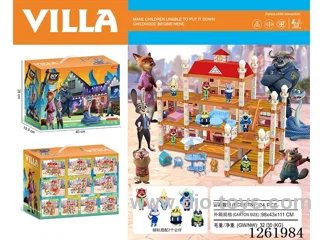 Zootopia Deluxe Villa House With light Included Battery (2 figurines included)