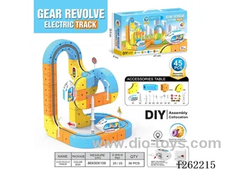 Hovering railcar with lights
