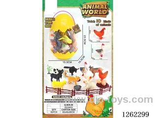 10PCS animals
