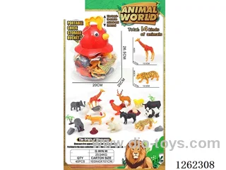 14PCS animals