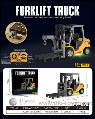 1：64 MINI ALLOY FORKLIFT IN COLOR BOX