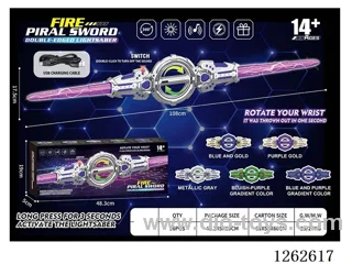 108CM Double-Edged Retractable Laser Sword