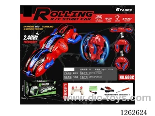 RC stunt car with light