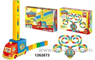 Electric Domino (200 pcs) with car in color box
