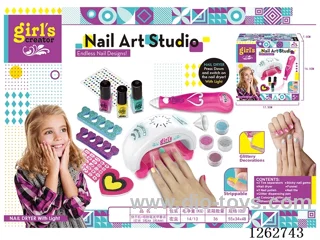 Dryer + Powder Spray Nail Art Set (Lighting - Not Included Battery)