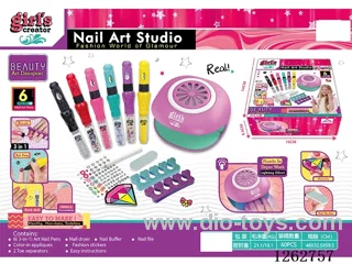 Nail Art Pen + Hair Dryer Set (not included battery)