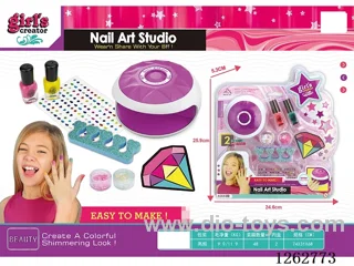 Hair Dryer Nail Art Set (not included battery)