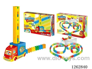 Electric Domino Train + Elevator Set