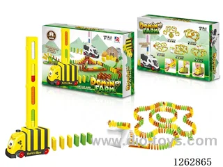 Electric Domino Bee Car + Pedal Set 100PCS