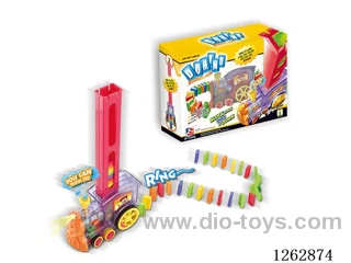 Electric Domino Train 80PCS
