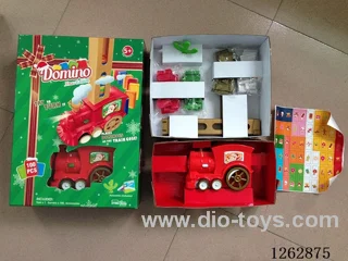 Electric Domino Christmas Train 100PCS