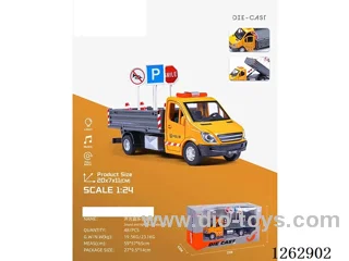 1: 24 pull back alloy road vehicle W L/M (included battery) (CPC) (GCC)