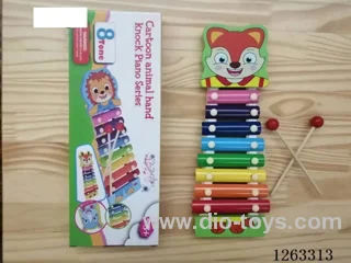 Wooden fox Xylophone toy