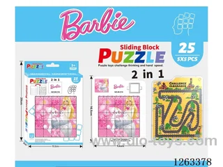 Barbie Magnetic Huarong Road+Maze (5X5)