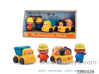 Soft Rubber Free Wheel Car