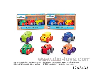 Soft Rubber Free Wheel Car