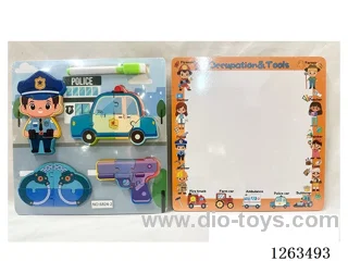 3D Puzzle + Drawing Board + Pen