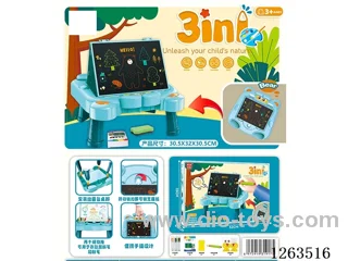 Bear Convenient Double-Sided Drawing Board (Blue)