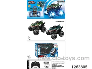 1:18 2.4G RC stunt car W L/M included battery