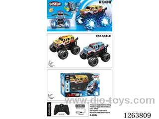 1:18 2.4G RC stunt car W L/M included battery
