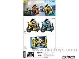 1:8 2.4G RC stunt motorcycle W L/M included battery