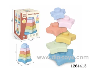 Soft Rubber Jenga 6PCS