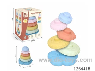 Soft Rubber Jenga 6PCS