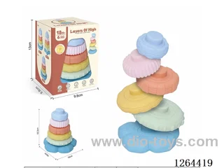 Soft Rubber Jenga 6PCS