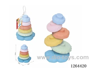 Soft Rubber Jenga 6PCS
