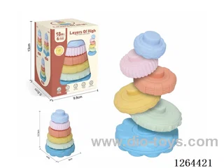 Soft Rubber Jenga 6PCS