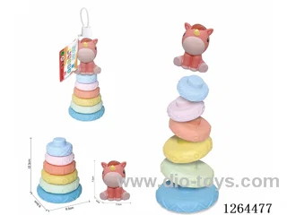 Soft Rubber Stacking Game (Unicorn) 7PCS