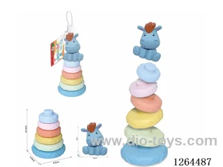 Soft Rubber Stacking Game (Pony) 7PCS