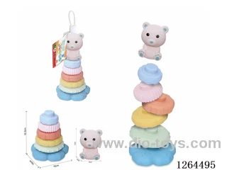 Soft Rubber Stacking Game (Bear) 7PCS