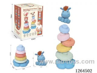 Soft Rubber Stacking Game (Pony) 7PCS