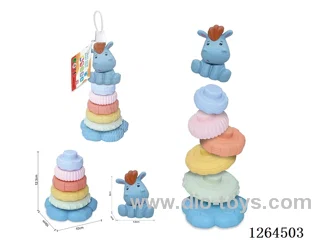 Soft Rubber Stacking Game (Pony) 7PCS